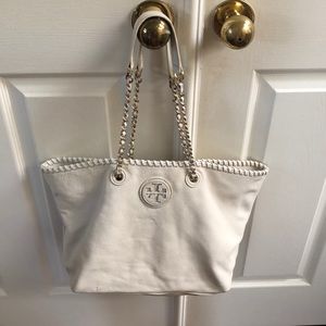 Tory Burch Ivory Shoulder Bag